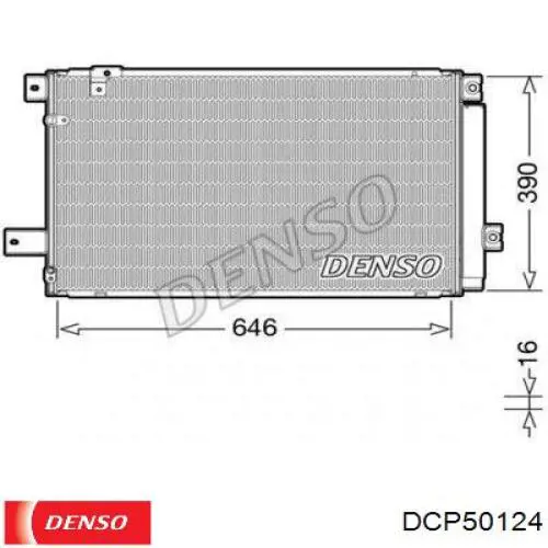 Compresor de aire acondicionado DCP50124 Denso