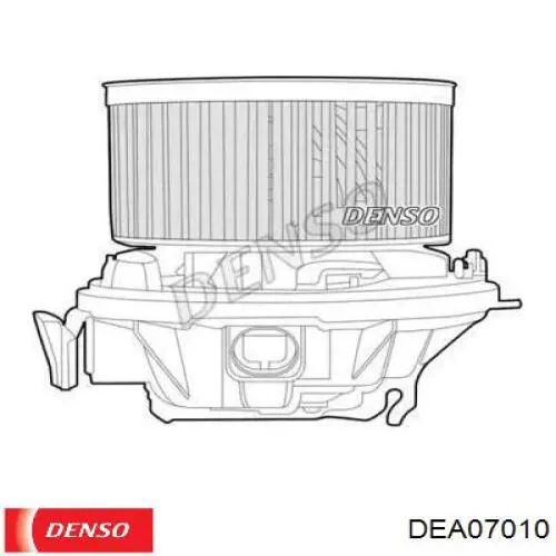 Motor eléctrico, ventilador habitáculo DEA07010 Denso
