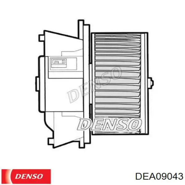 Motor eléctrico, ventilador habitáculo DEA09043 Denso