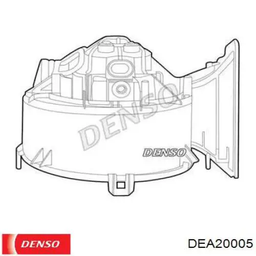 Motor eléctrico, ventilador habitáculo DEA20005 Denso