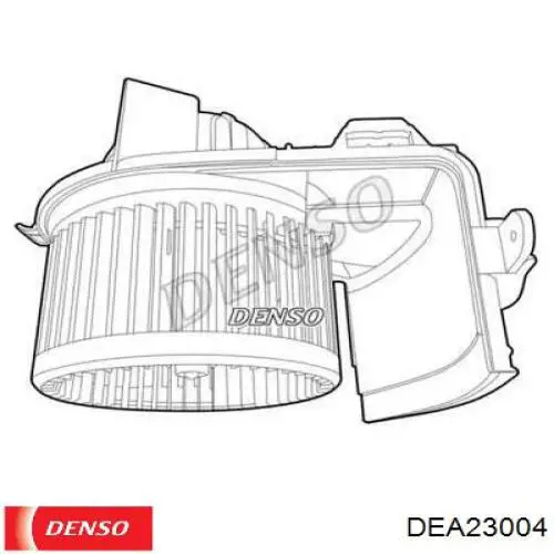 Мотор вентилятора печки (отопителя салона) Denso DEA23004