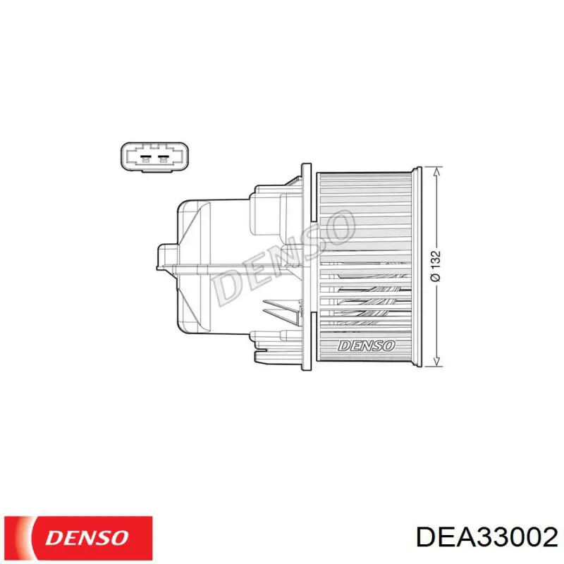 Вентилятор печки DEA33002 Denso