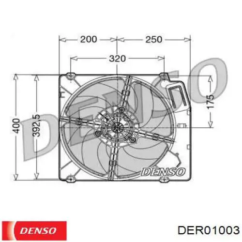 Стартер DER01003 Denso