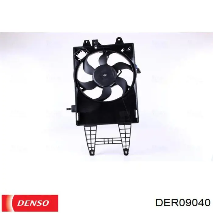 Купить DER09040 Denso Диффузор вентилятора в сборе с мотором и крыльчаткой