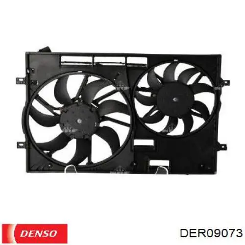 Диффузор радиатора охлаждения в сборе с мотором и крыльчаткой Denso DER09073 цена, от 160.35 USD