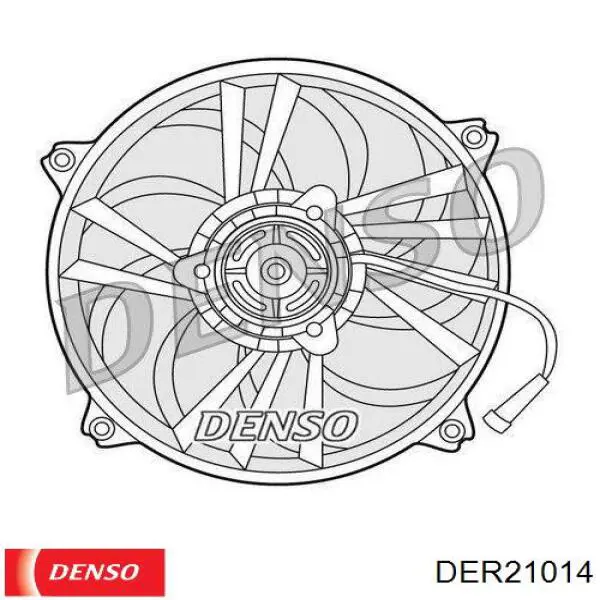 Электровентилятор охлаждения DER21014 Denso