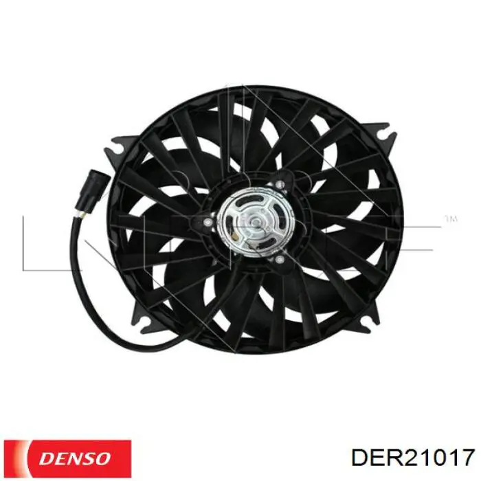 Купить DER21017 Denso Электровентилятор охлаждения в сборе (мотор+крыльчатка)