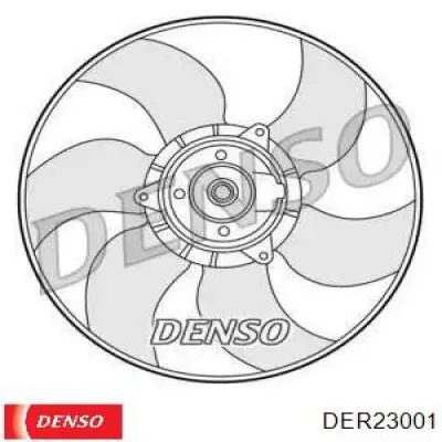 Электровентилятор охлаждения в сборе (мотор+крыльчатка) Denso DER23001
