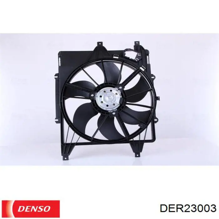 Difusor de radiador, aire acondicionado, completo con motor y rodete DER23003 Denso