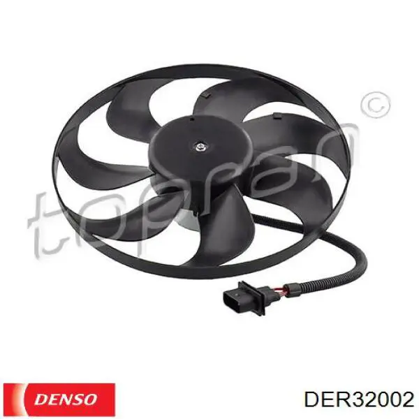 Купить DER32002 Denso Электровентилятор охлаждения в сборе (мотор+крыльчатка)