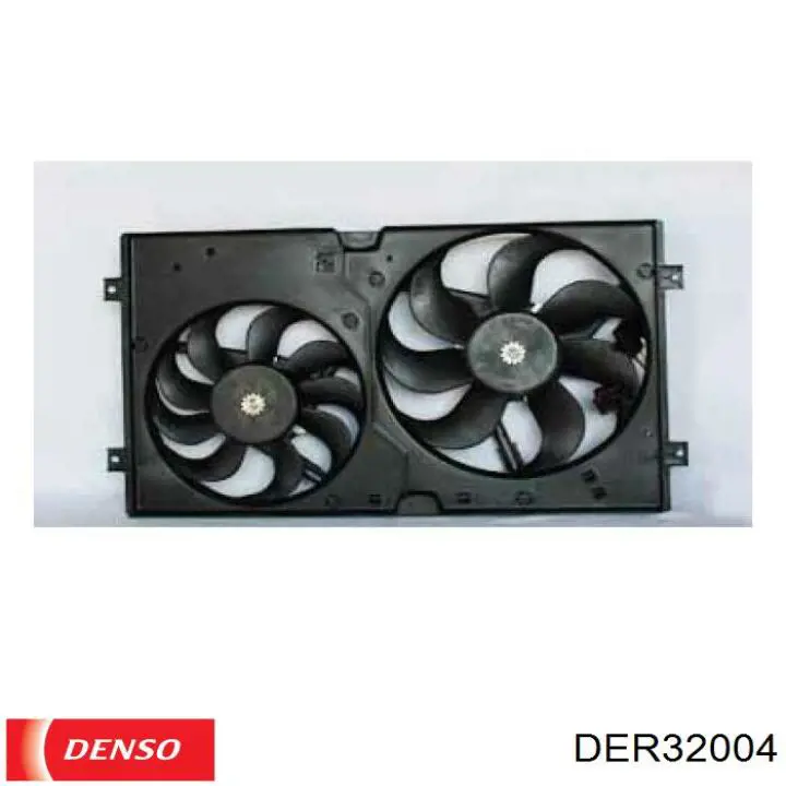 DER32004 Denso Вентилятор системы охлаждения правый