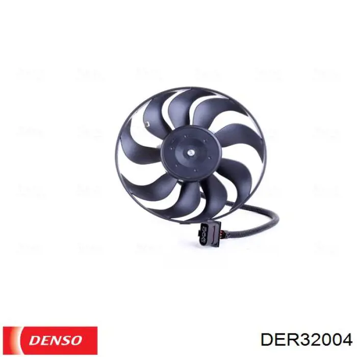 Электровентилятор охлаждения в сборе (мотор+крыльчатка) правый Denso DER32004 цена, от 43.03 USD