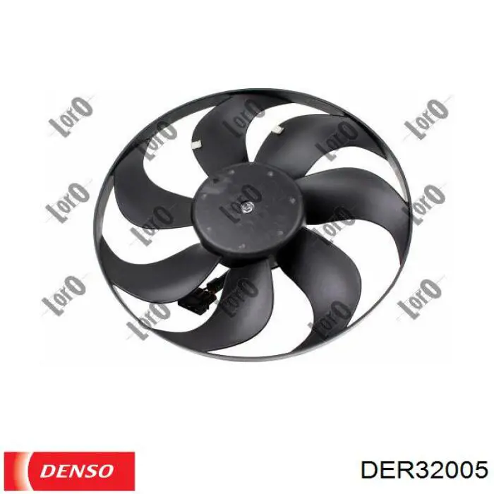 Купить DER32005 Denso Электровентилятор охлаждения в сборе (мотор+крыльчатка)