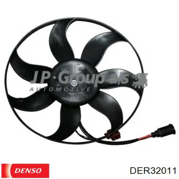 Диффузор радиатора охлаждения в сборе с мотором и крыльчаткой Denso DER32011 цена, от 137.48 USD