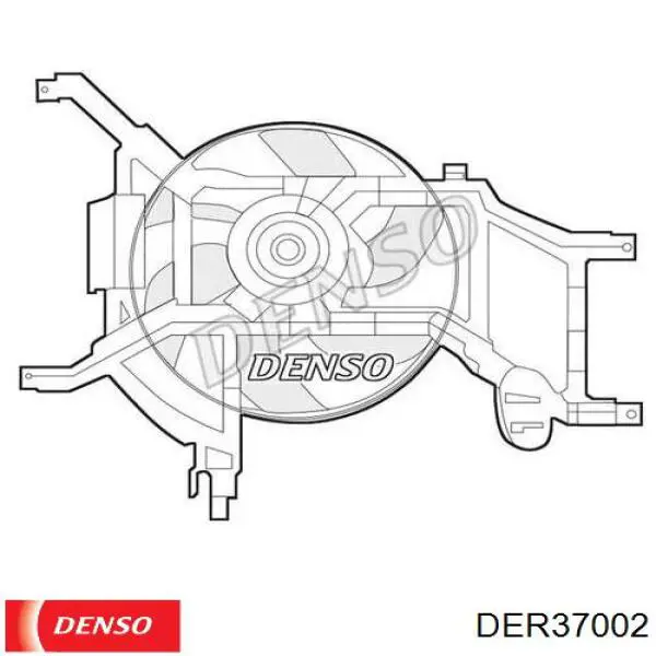 Ventilador (rodete +motor) refrigeración del motor con electromotor completo DER37002 Denso