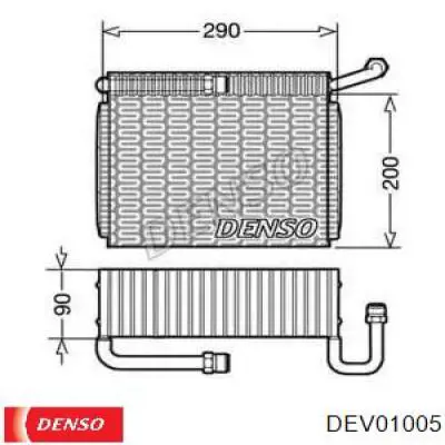 DEV01005 Denso испаритель кондиционера
