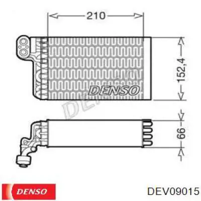 DEV09015 Denso Радиатор отопителя салона