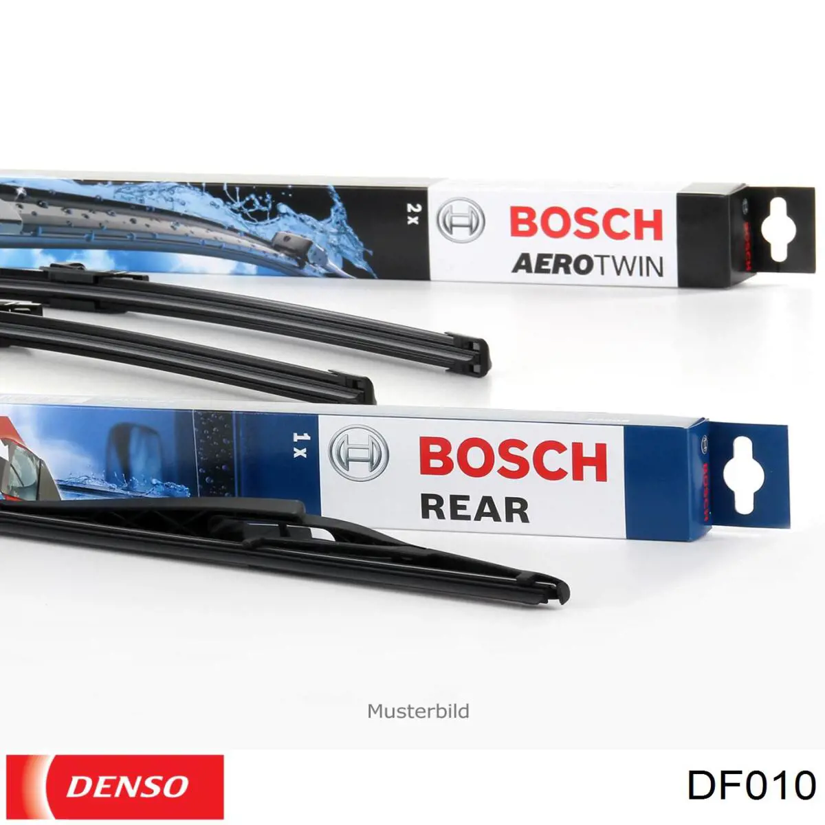 Щетка-дворник лобового стекла пассажирская DF010 Denso