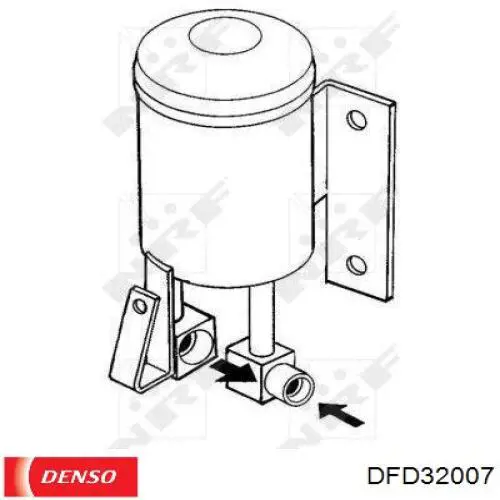 DFD32007 Denso ресивер-осушитель кондиционера