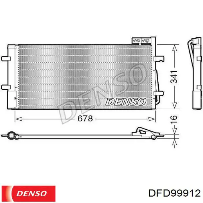 Ресивер кондиционера Denso DFD99912