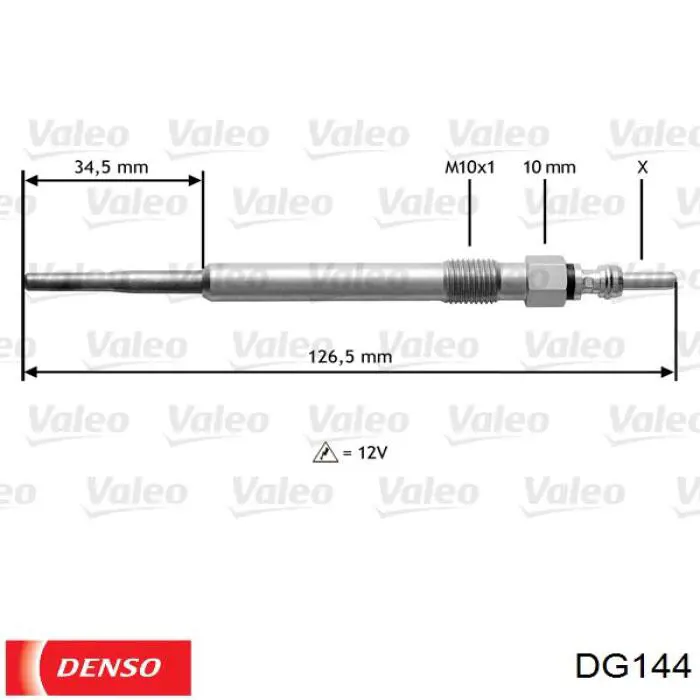 Свечи накала DG144 Denso