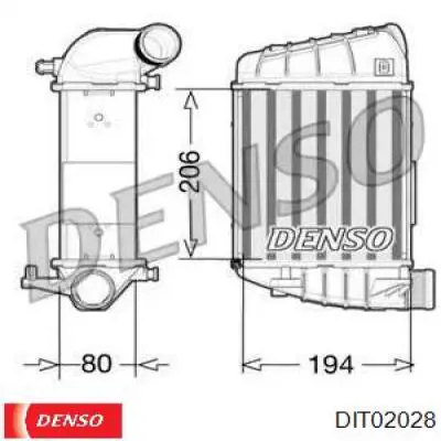 DIT02028 Denso интеркулер