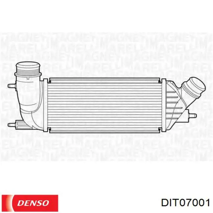 Система охлаждения наддувочного воздуха Denso DIT07001 цена, от 119.65 USD