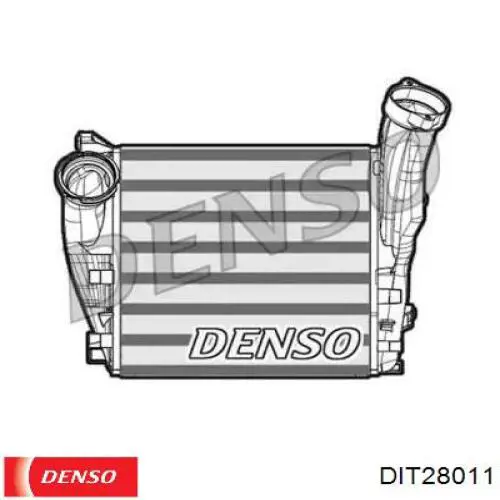 Интеркулер DIT28011 Denso