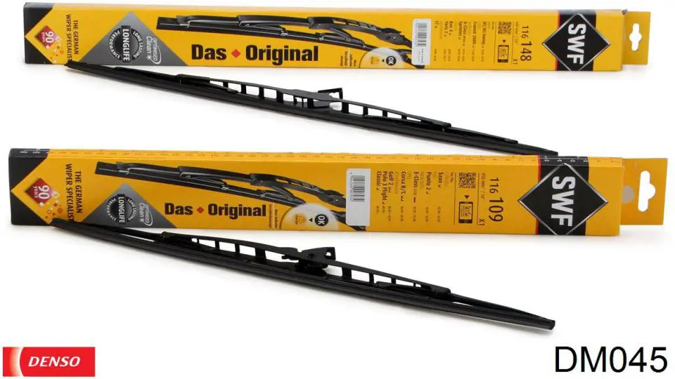 DM045 Denso Щетка стеклоочистителя лобового стекла, пассажирская
