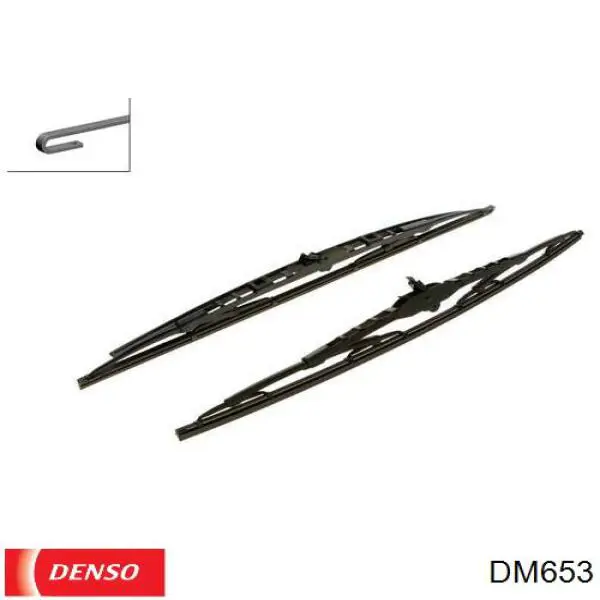DM653 Denso Щетка стеклоочистителя лобового стекла, пассажирская