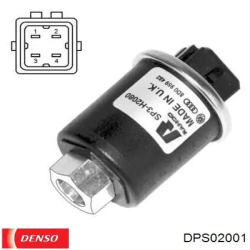 Датчик абсолютного давления кондиционера Denso DPS02001 цена, от 15.35 USD