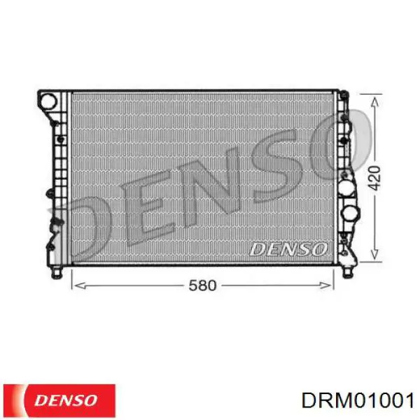 DRM01001 Denso радиатор