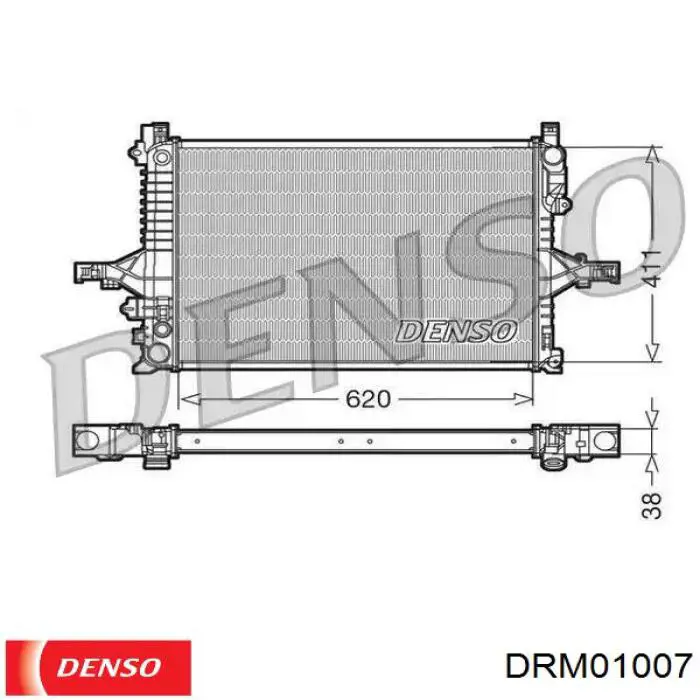 Радиатор DRM01007 Denso