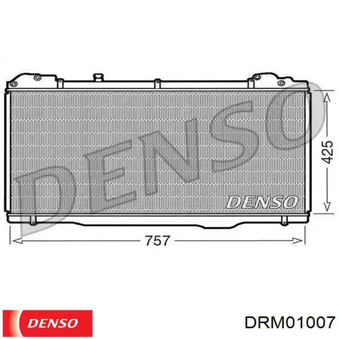 Радиатор охлаждения Denso DRM01007