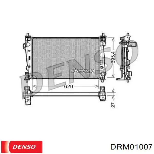 Радиатор DRM01007 Denso