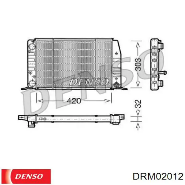 Радиатор DRM02012 Denso