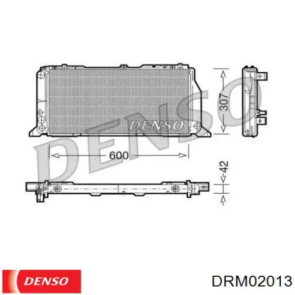 Радиатор DRM02013 Denso