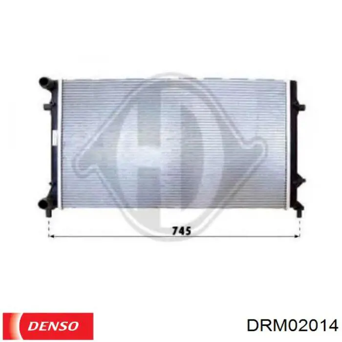 Радиатор DRM02014 Denso