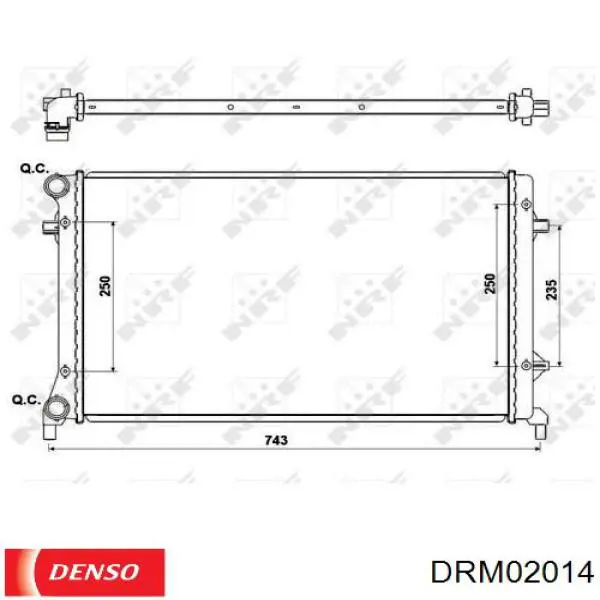 Радиатор охлаждения Denso DRM02014