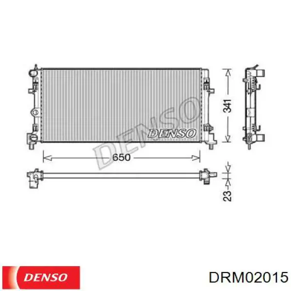 Радиатор DRM02015 Denso