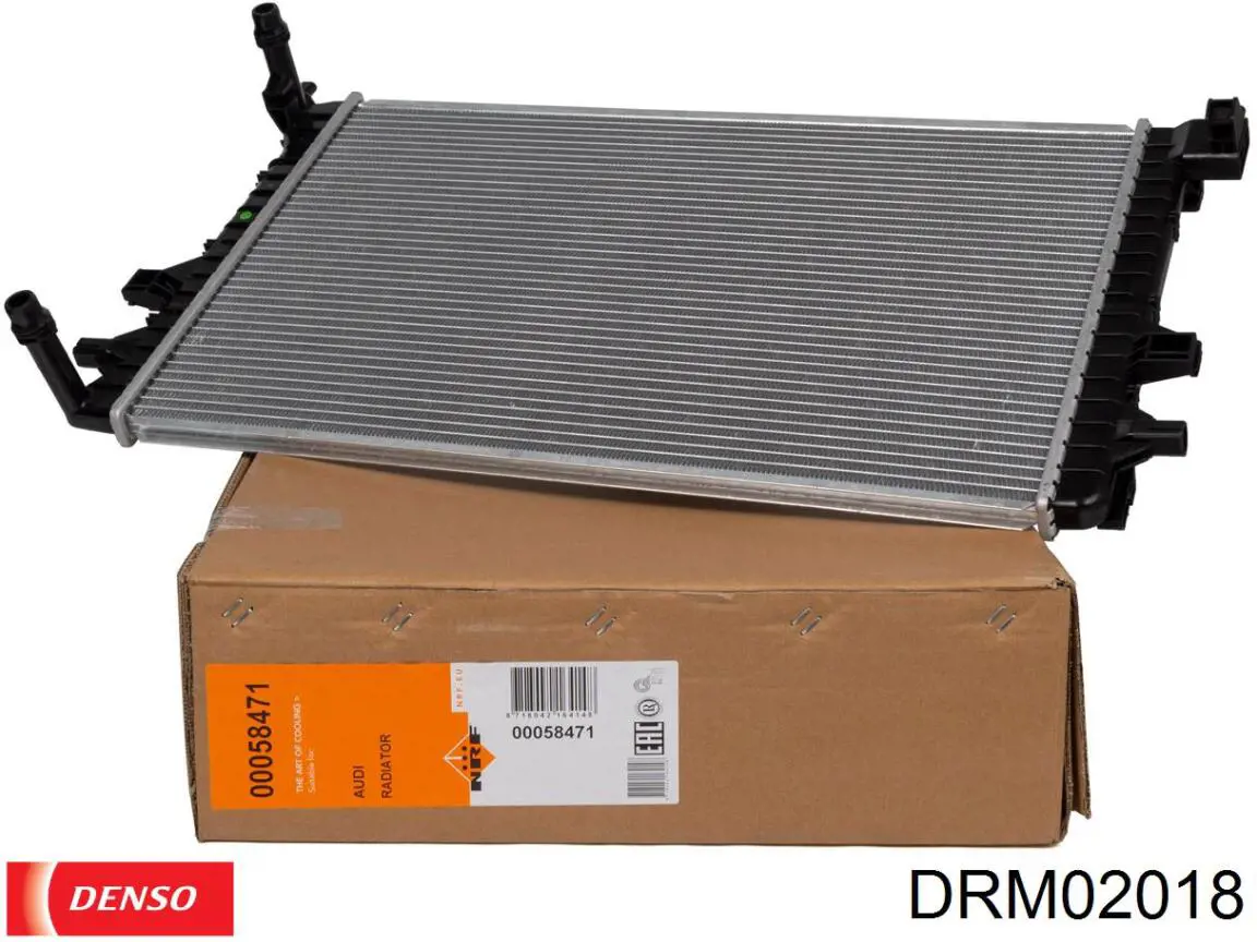 Радиатор охлаждения двигателя дополнительный Denso DRM02018 цена, от 112.61 USD