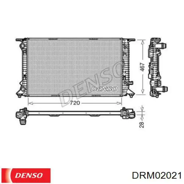 Радиатор DRM02021 Denso