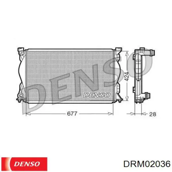 Радиатор DRM02036 Denso