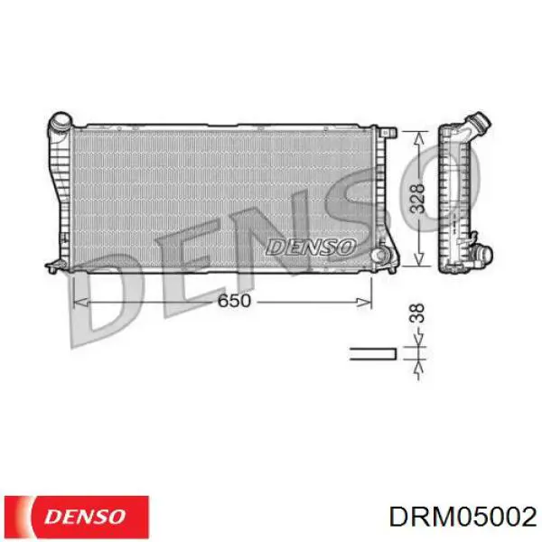 DRM05002 Denso Радиатор основной