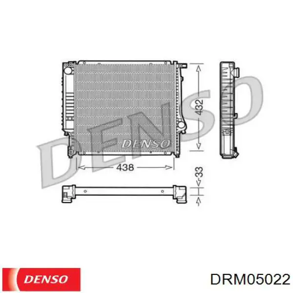 Радиатор DRM05022 Denso