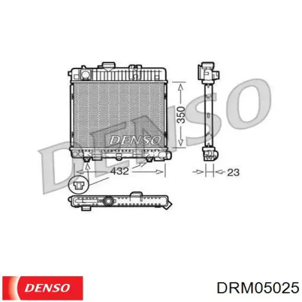 Радиатор DRM05025 Denso