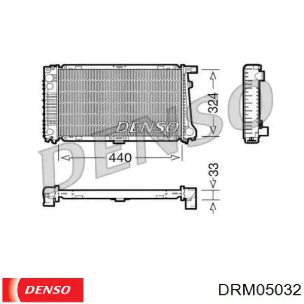 Радиатор DRM05032 Denso