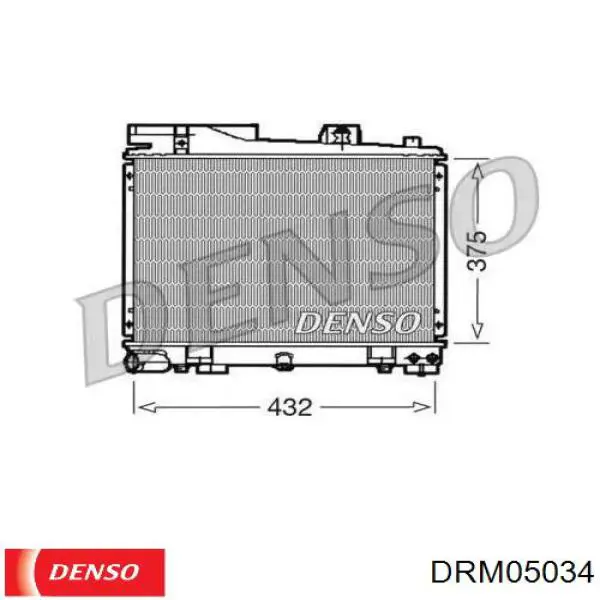 Радиатор DRM05034 Denso