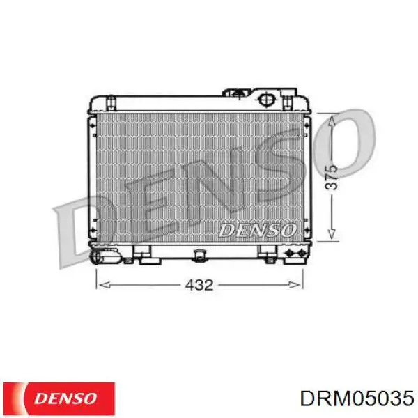 Радиатор DRM05035 Denso