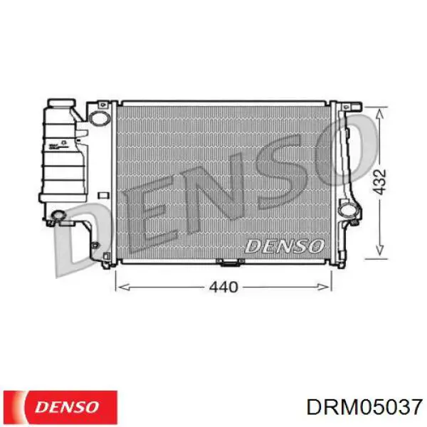 Радиатор DRM05037 Denso